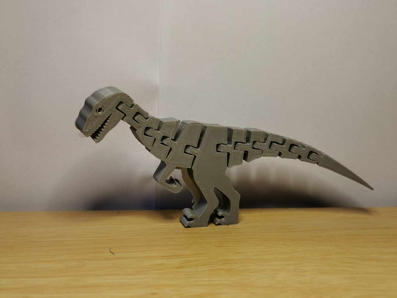 Flexible Raptor Dinosaur