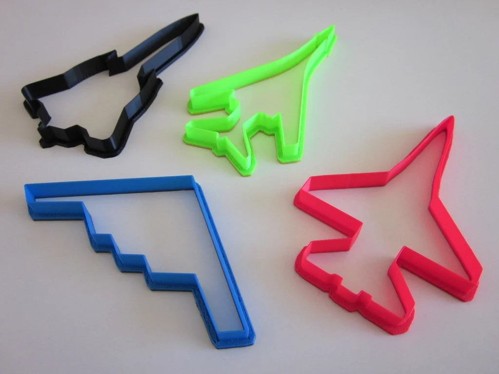 Jet Engine Planes Cookies Cutters